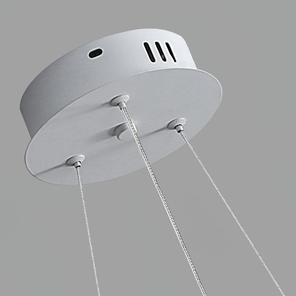 Lustra Chandelier Rayon de Miel Polycarbonate Blanc Brillant - Neutralighting