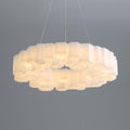 Lustra Chandelier Rayon de Miel Polycarbonate Blanc Brillant - Neutralighting