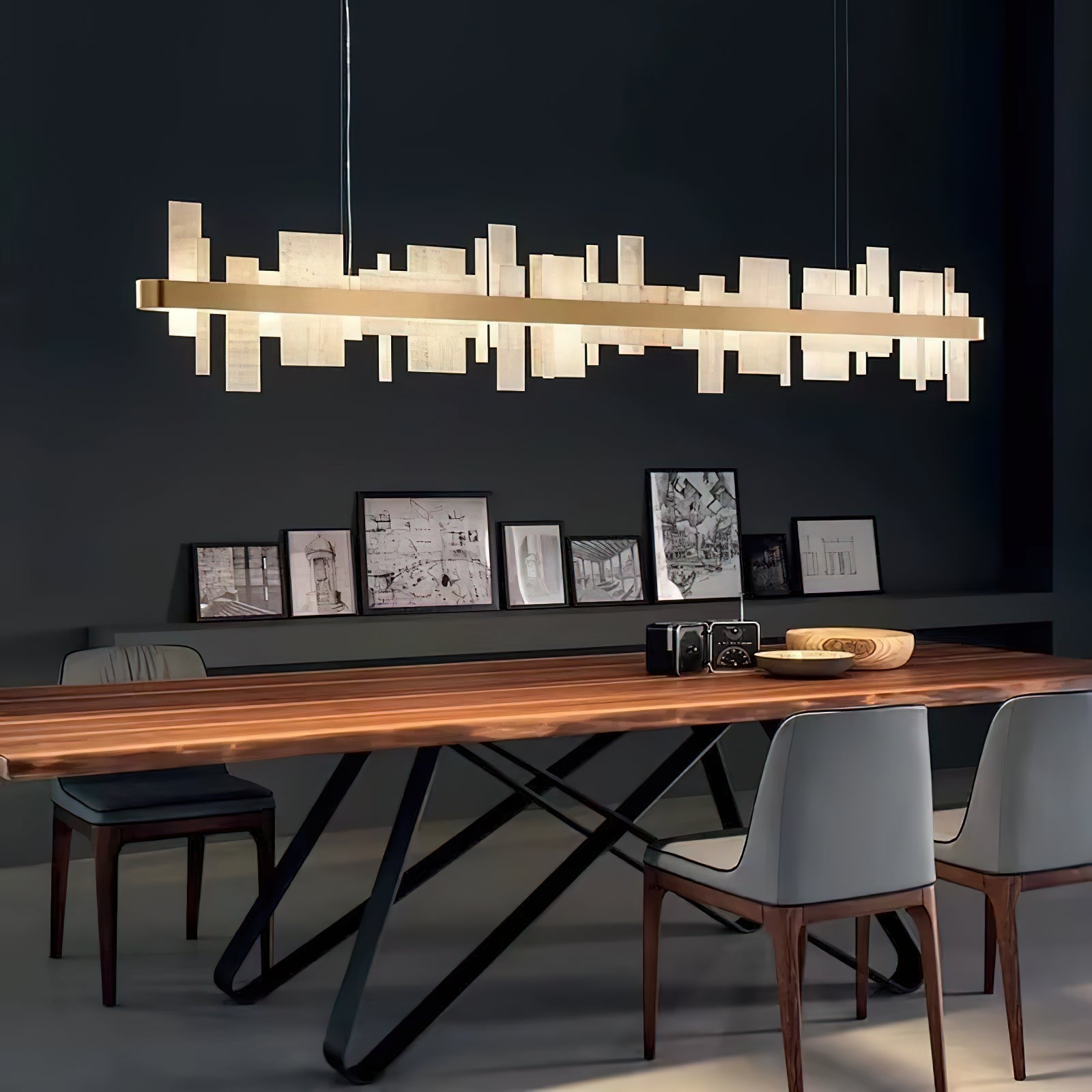 Honice Lustre Métal LED Luxe Postmoderne - Neutralighting