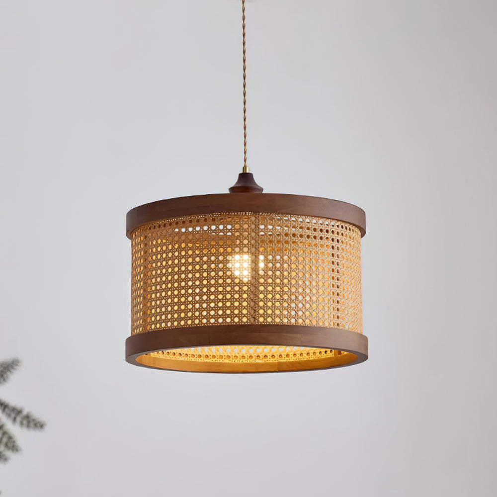 Gudon Lampe Suspendue en Rattan Tressé - Neutralighting