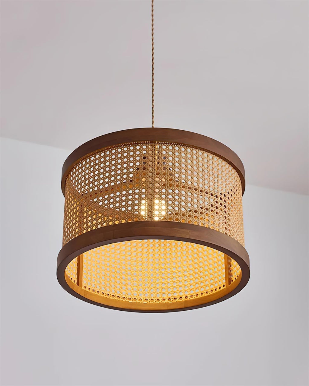 Gudon Lampe Suspendue en Rattan Tressé - Neutralighting