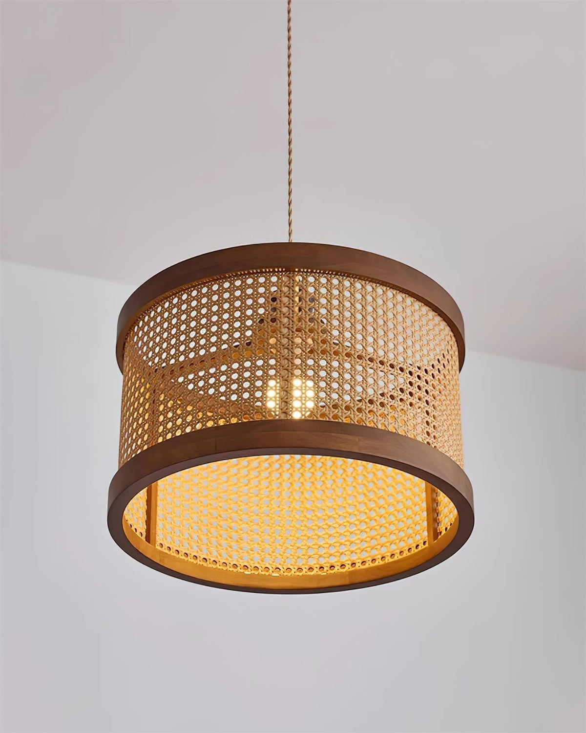 Gudon Lampe Suspendue en Rattan Tressé - Neutralighting