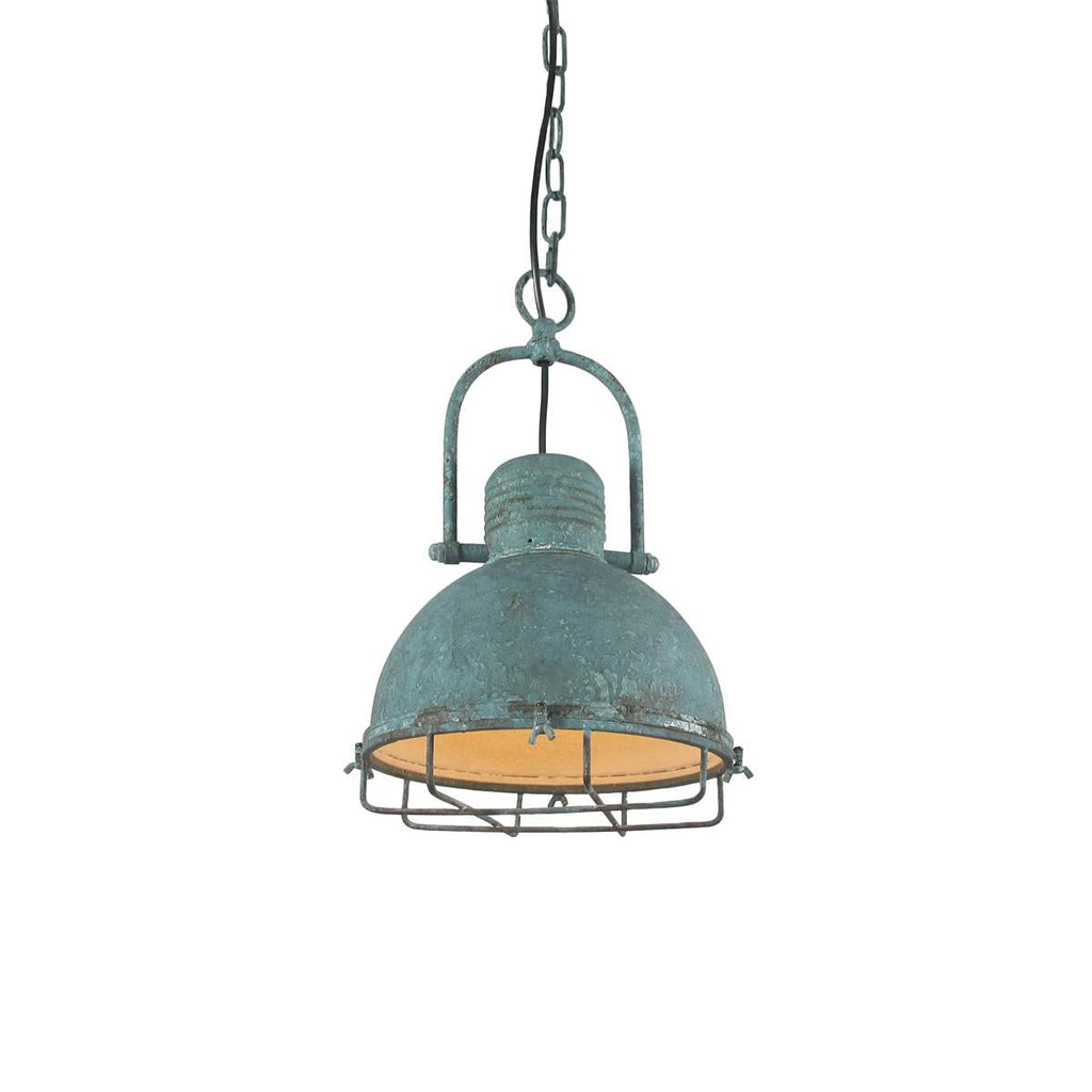 Hopedale Lampe Pendentive Métal Vert Antique Industriel Vintage - Neutralighting