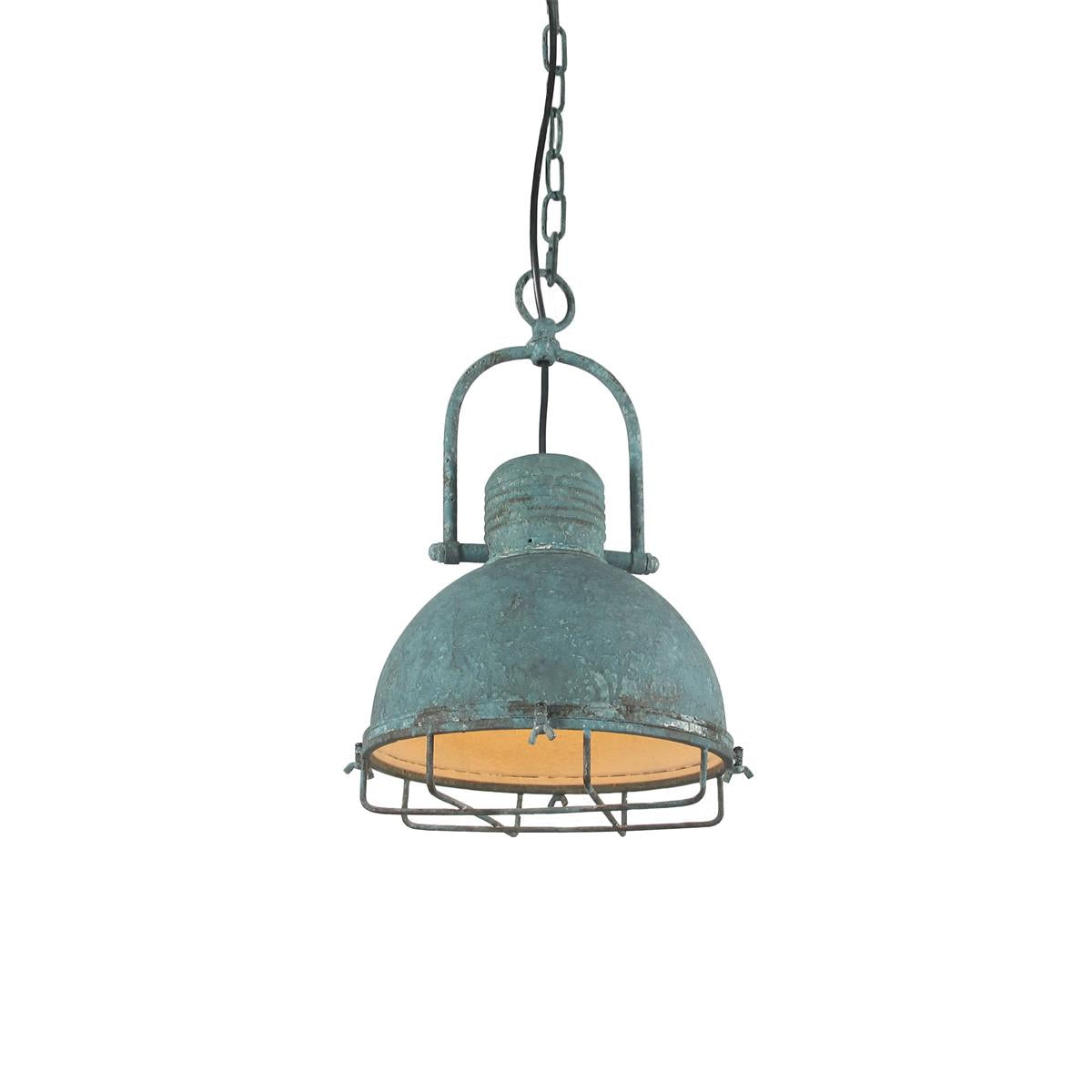 Hopedale Lampe Pendentive Métal Vert Antique Industriel Vintage - Neutralighting