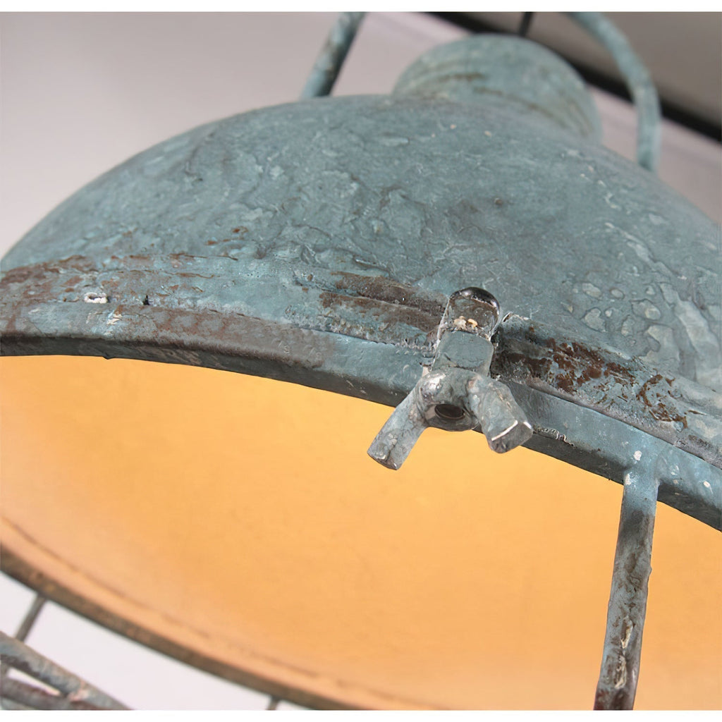 Hopedale Lampe Pendentive Métal Vert Antique Industriel Vintage - Neutralighting