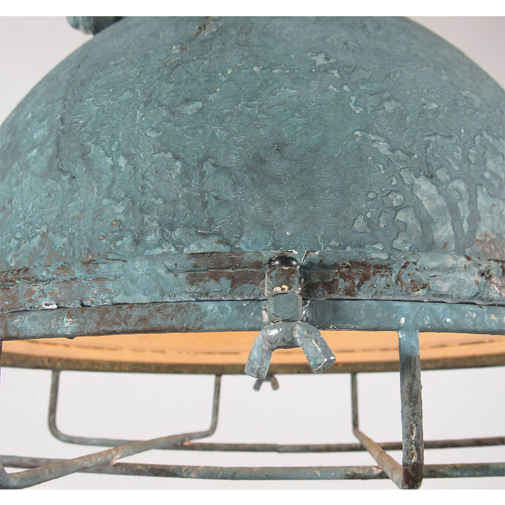 Hopedale Lampe Pendentive Métal Vert Antique Industriel Vintage - Neutralighting