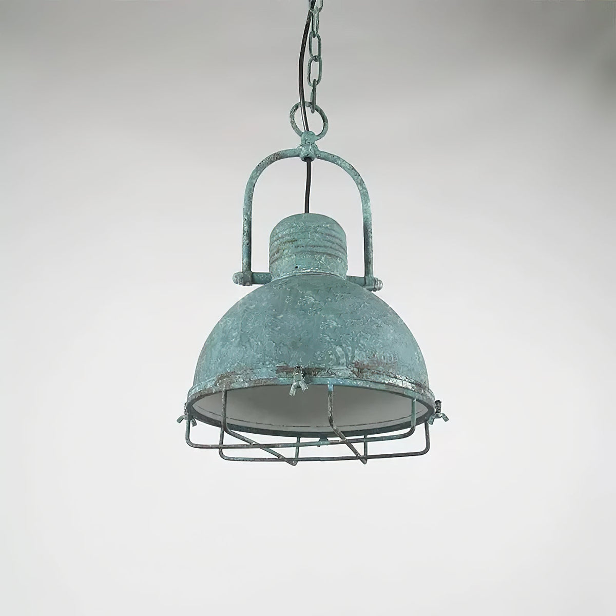 Hopedale Lampe Pendentive Métal Vert Antique Industriel Vintage - Neutralighting