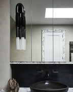 Lustra Applique Murale Verre Crin de Cheval Laiton - Neutralighting