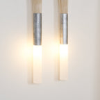 Lustra Applique Murale Verre Crin de Cheval Laiton - Neutralighting
