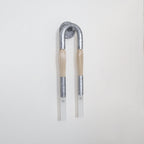 Lustra Applique Murale Verre Crin de Cheval Laiton - Neutralighting