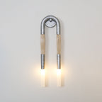 Lustra Applique Murale Verre Crin de Cheval Laiton - Neutralighting