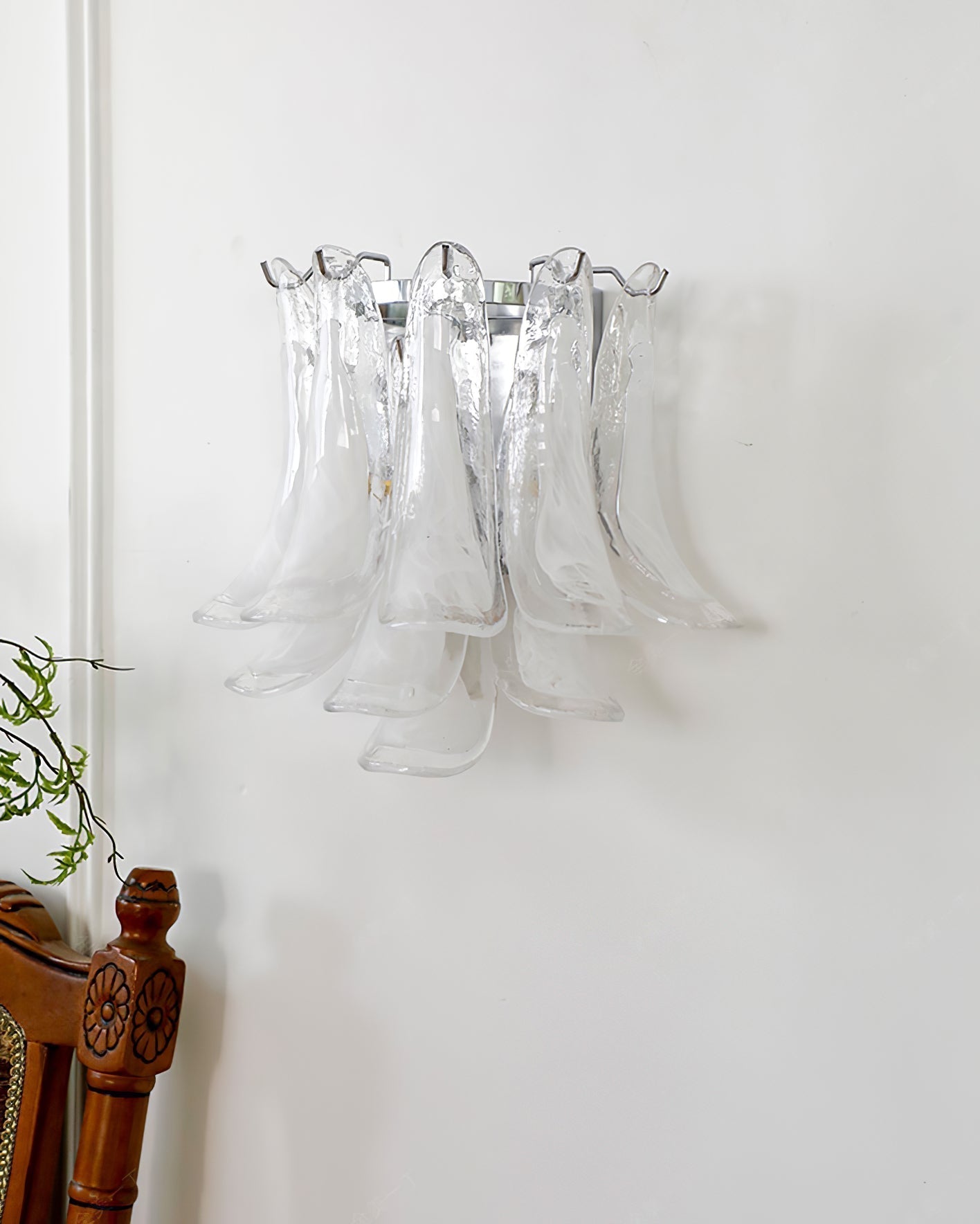 Aurora Applique Murale en Verre Pétale Minimaliste - Neutralighting