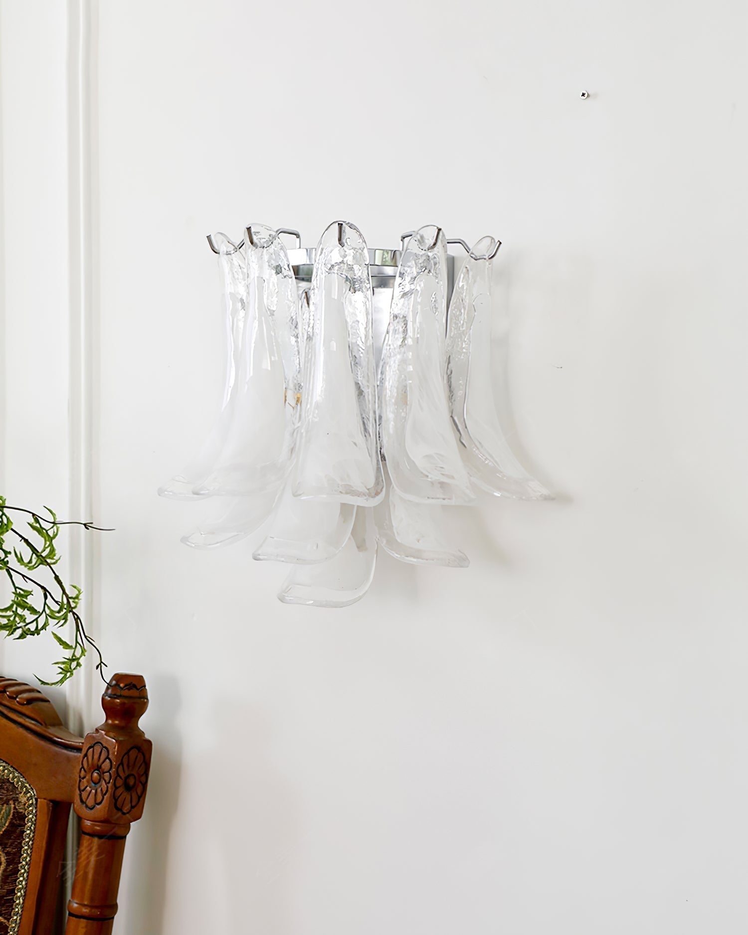 Aurora Applique Murale en Verre Pétale Minimaliste - Neutralighting