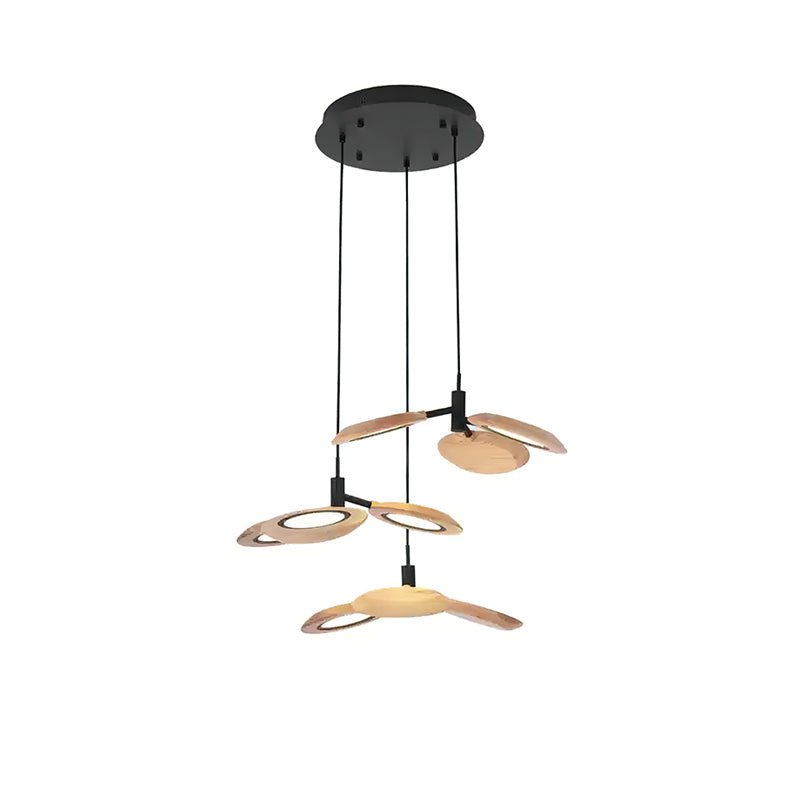 Alnoraris Étagé Bois Pendentif Lumière - Neutralighting