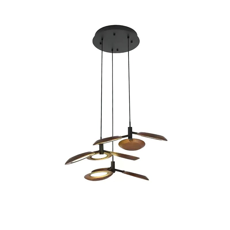 Alnoraris Étagé Bois Pendentif Lumière - Neutralighting