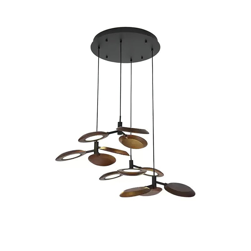 Alnoraris Étagé Bois Pendentif Lumière - Neutralighting