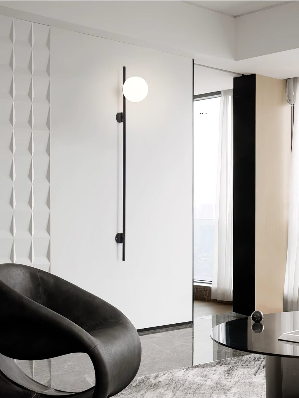 Vitheiel Applique Murale en Verre Minimaliste Moderne - Neutralighting