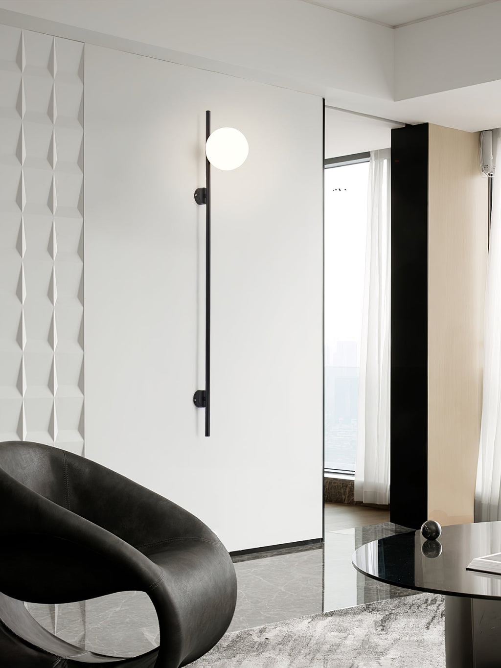 Vitheiel Applique Murale en Verre Minimaliste Moderne - Neutralighting