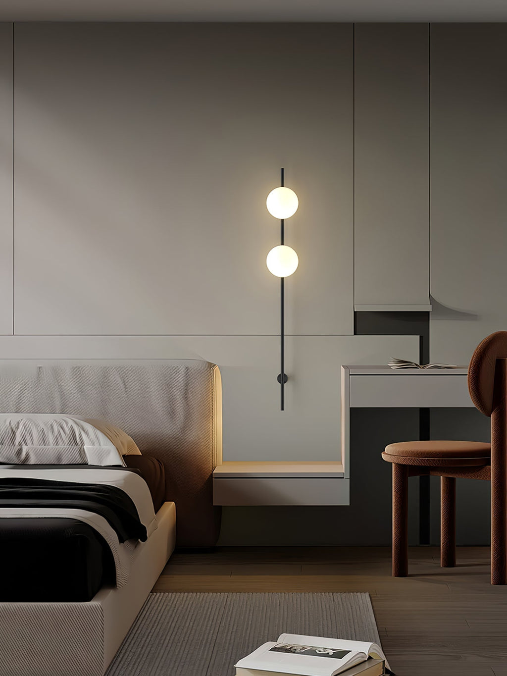 Vitheiel Applique Murale en Verre Minimaliste Moderne - Neutralighting