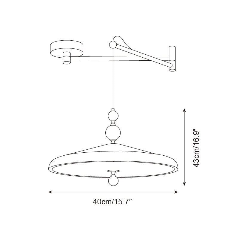 Geyon Lampe Suspendue à Bras Ajustable - Neutralighting