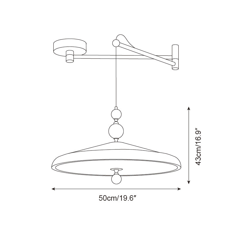 Geyon Lampe Suspendue à Bras Ajustable - Neutralighting