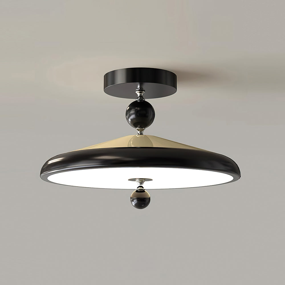 Belano Lampe Plafond Ronde Cadre en Bois - Neutralighting