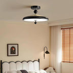 Belano Lampe Plafond Ronde Cadre en Bois - Neutralighting