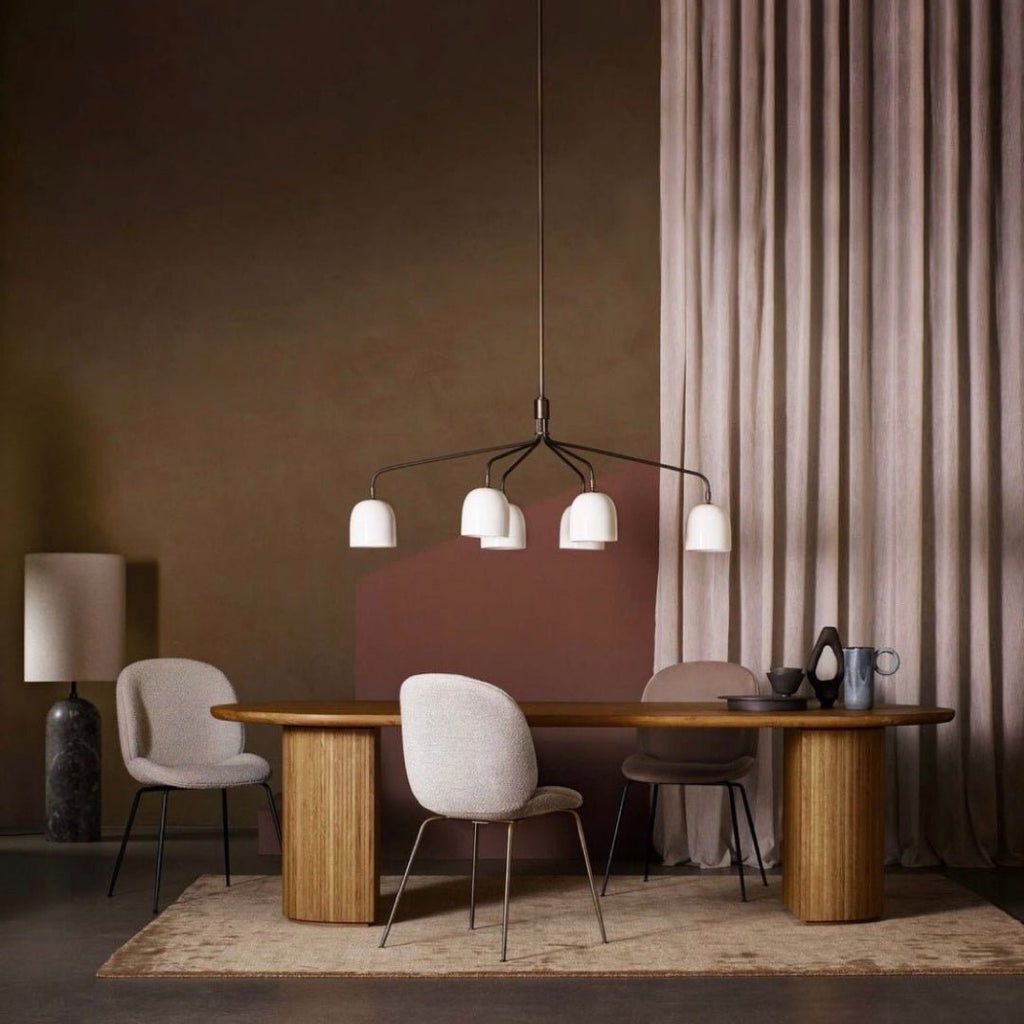 Lustra Chandelier Noir en Laiton Industriel - Neutralighting