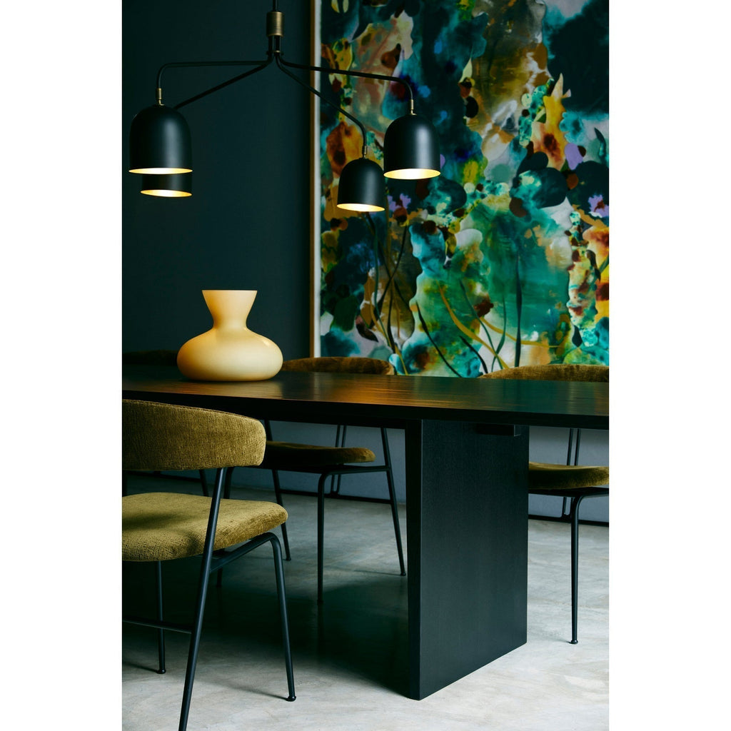 Lustra Chandelier Noir en Laiton Industriel - Neutralighting