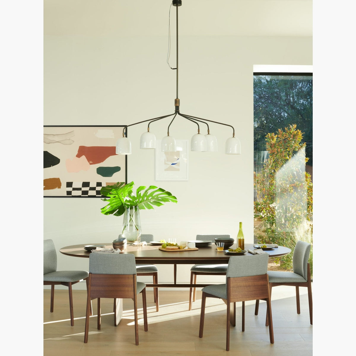 Lustra Chandelier Noir en Laiton Industriel - Neutralighting