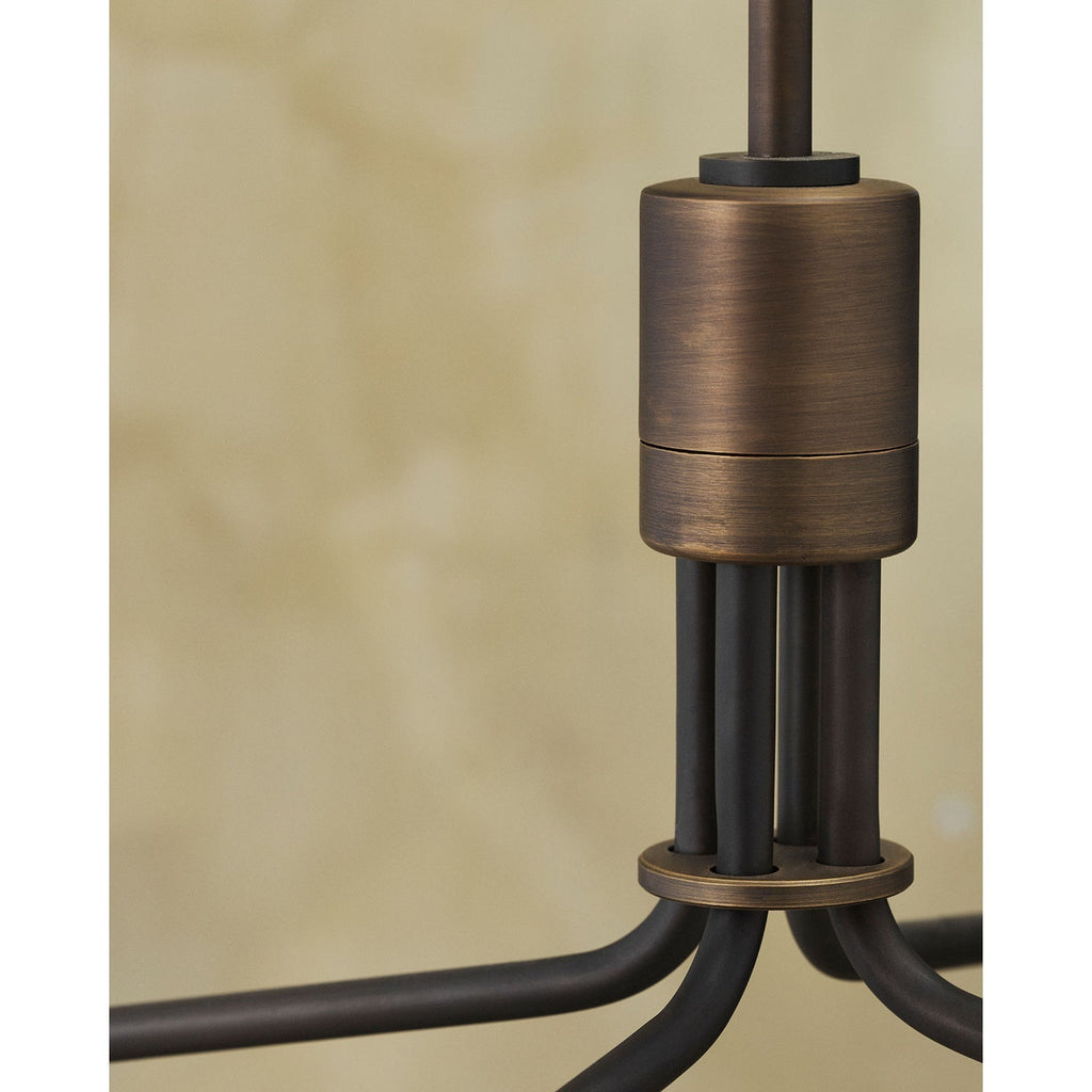 Lustra Chandelier Noir en Laiton Industriel - Neutralighting