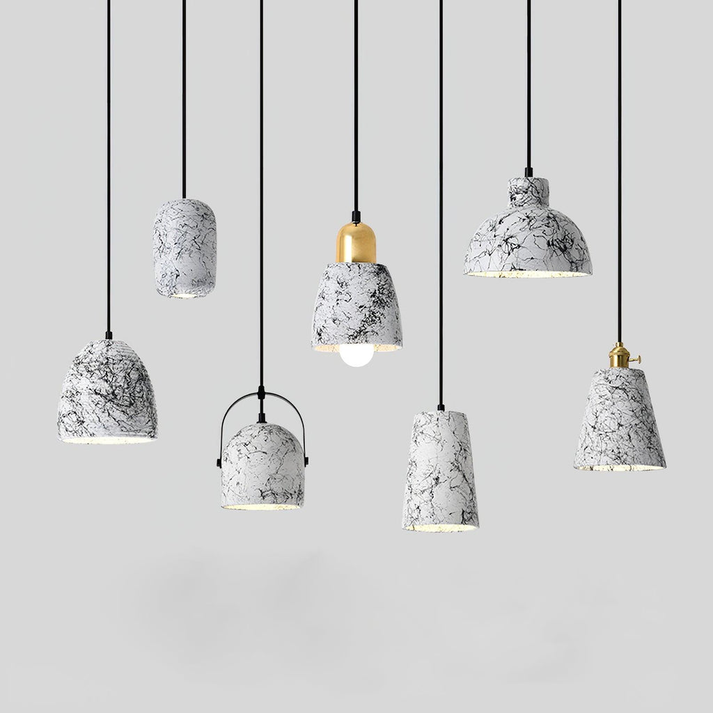 Marble Suspensions Modernes en Ciment - Neutralighting