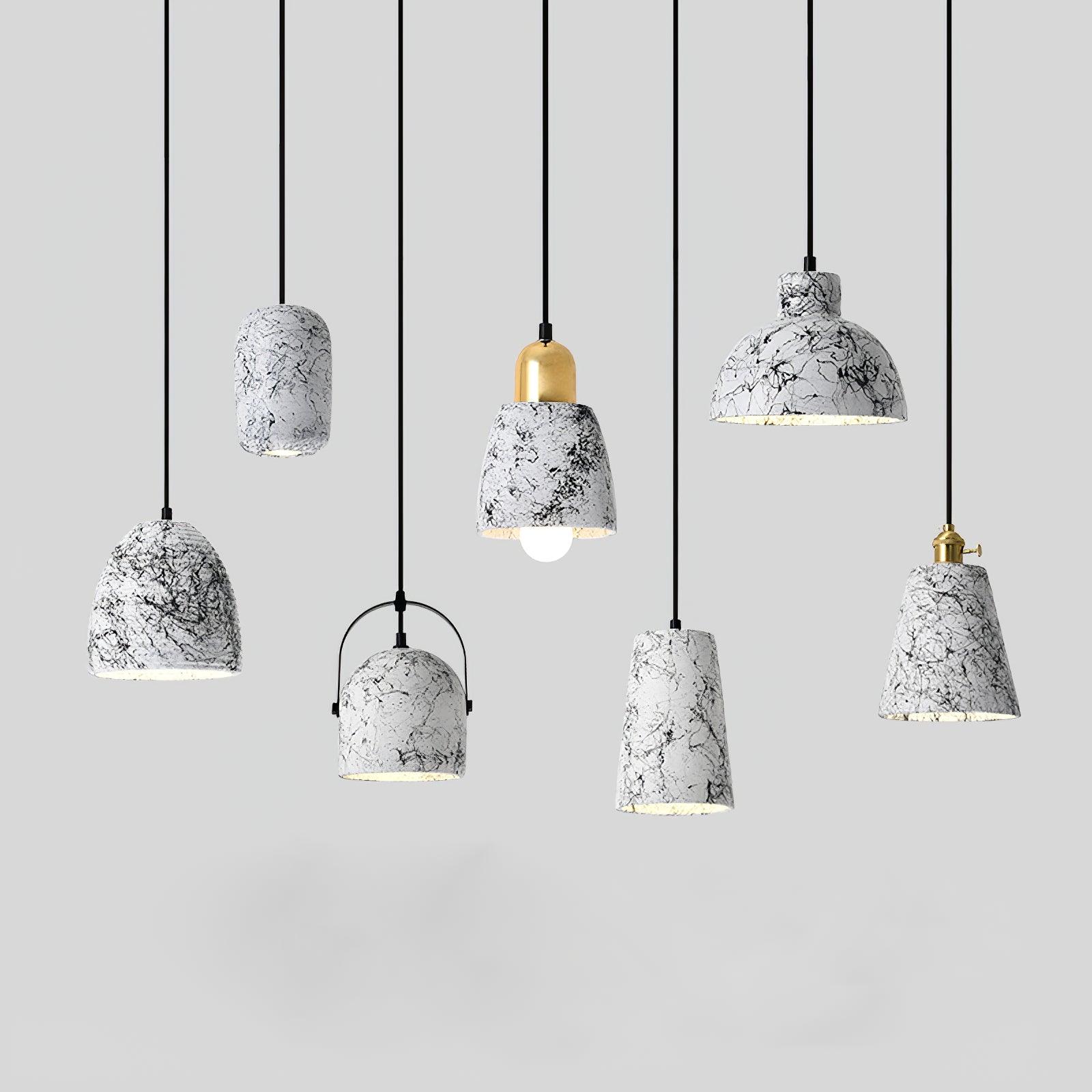 Marble Suspensions Modernes en Ciment - Neutralighting