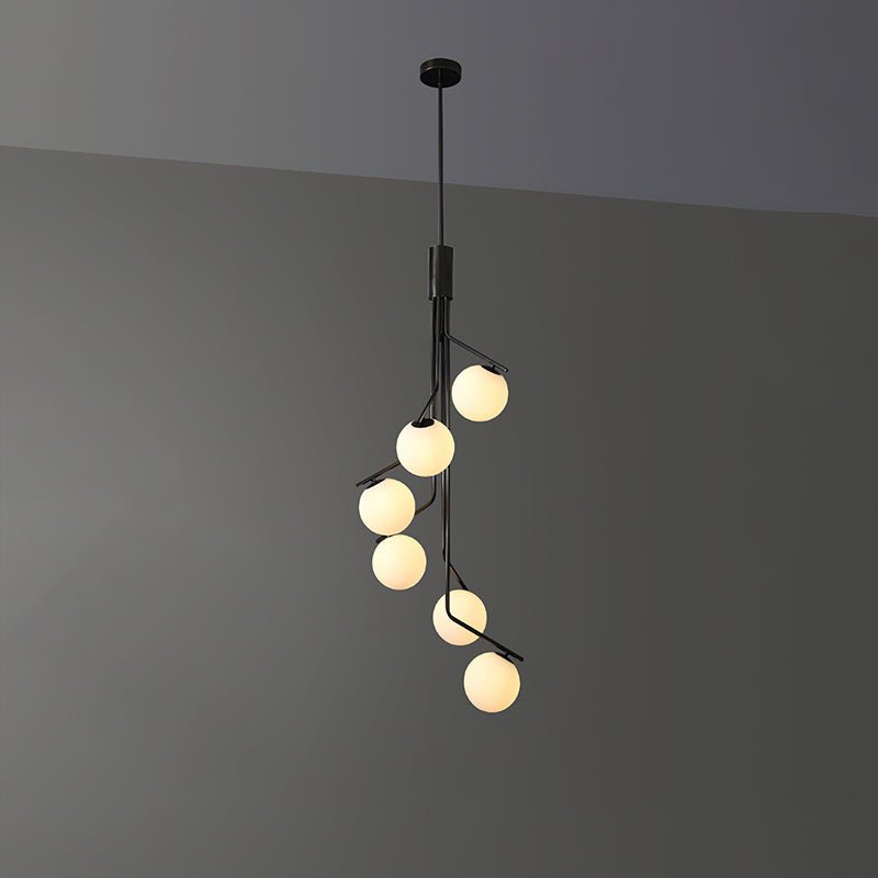 Lustra Chandelier Doré Branche Globe LED - Neutralighting