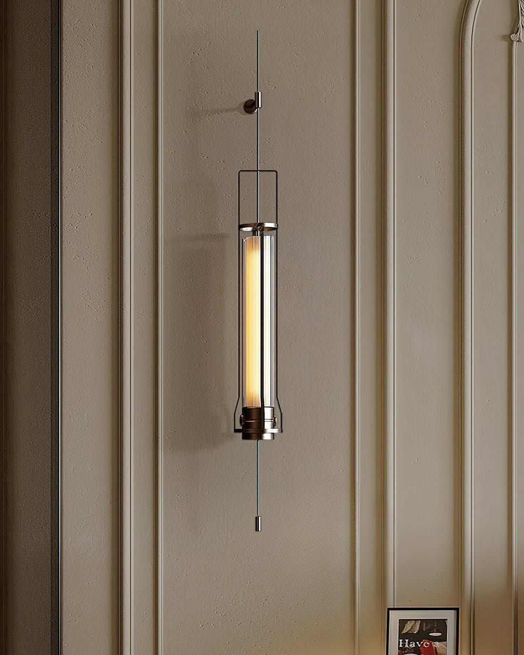 Shamus Applique Murale Cylindrique Minimaliste en Verre - Neutralighting