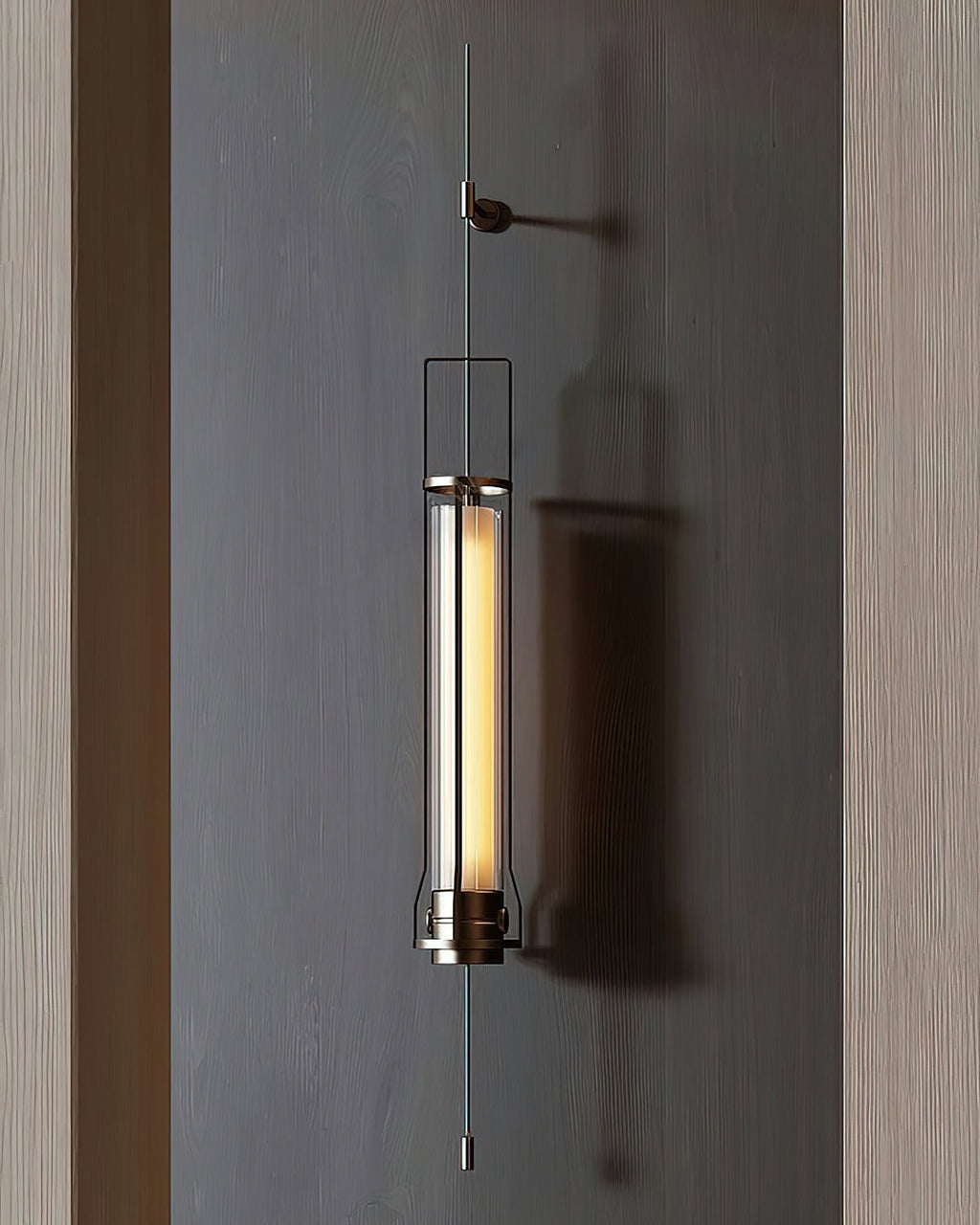 Shamus Applique Murale Cylindrique Minimaliste en Verre - Neutralighting
