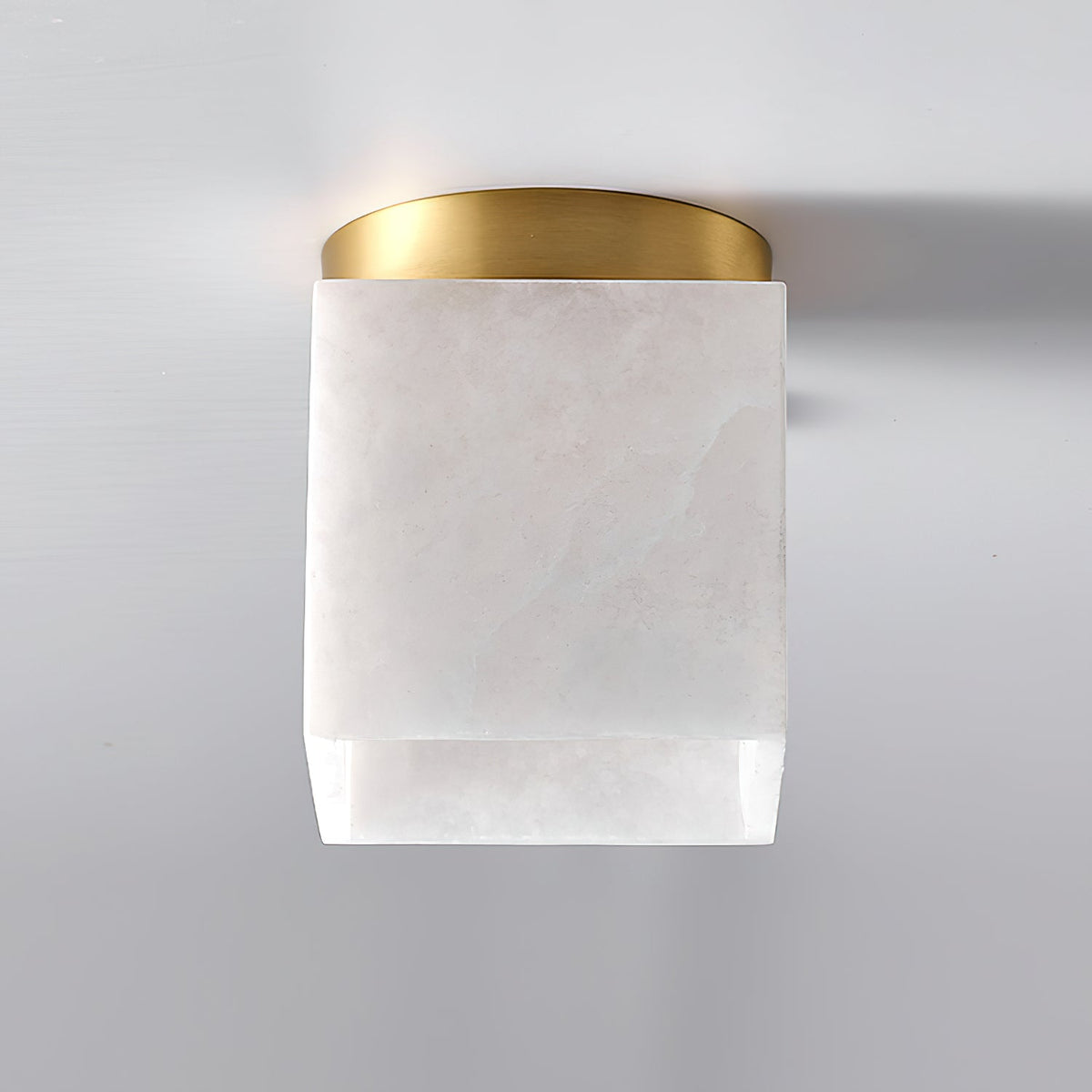 Usilia Lampe Plafonnier Laiton Albâtre Minimaliste Moderne - Neutralighting