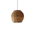 Wickora Lampe Pendante Rétro en Osier - Neutralighting