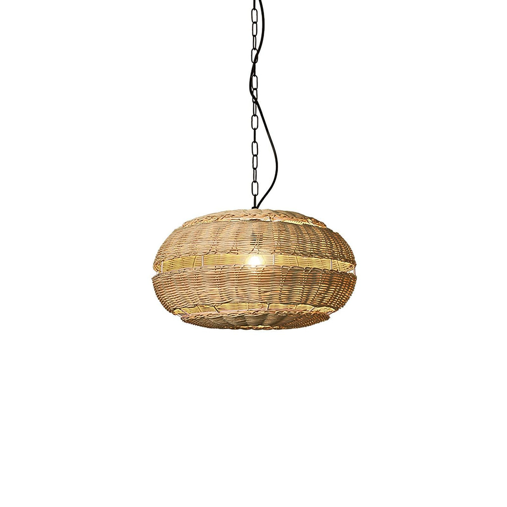 Wickora Lampe Pendante Rétro en Osier - Neutralighting