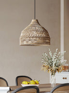 Wickora Lampe Pendante Rétro en Osier - Neutralighting