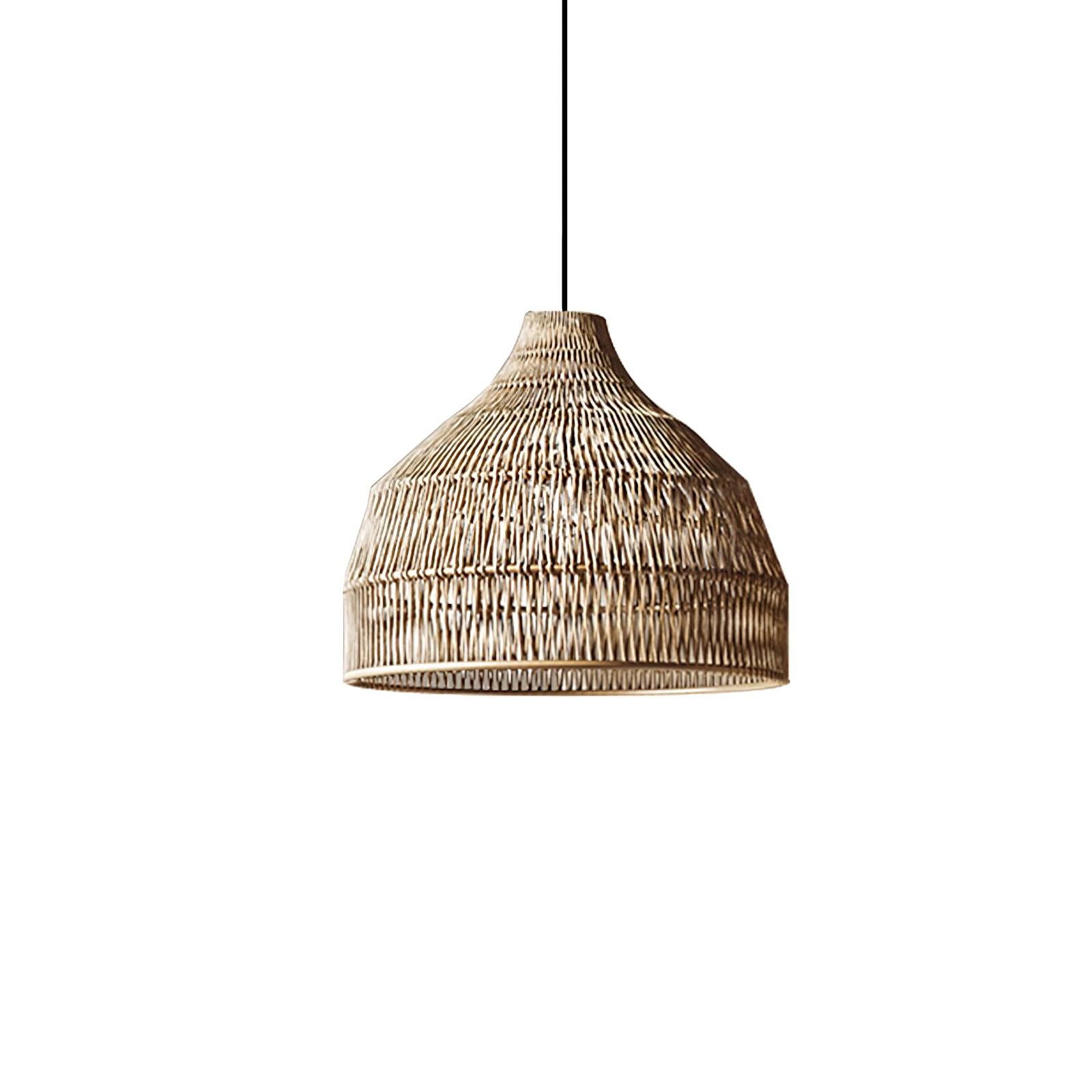 Wickora Lampe Pendante Rétro en Osier - Neutralighting