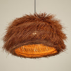 Wickora Lampe Pendante Rétro en Osier - Neutralighting