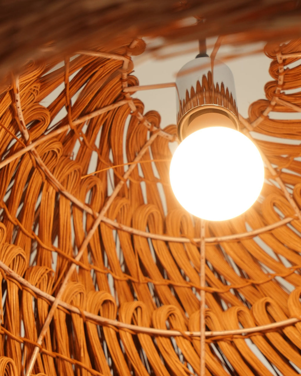 Wickora Lampe Pendante Rétro en Osier - Neutralighting