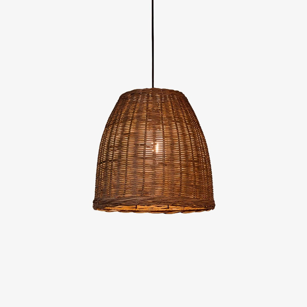 Wickora Lampe Pendante Rétro en Osier - Neutralighting