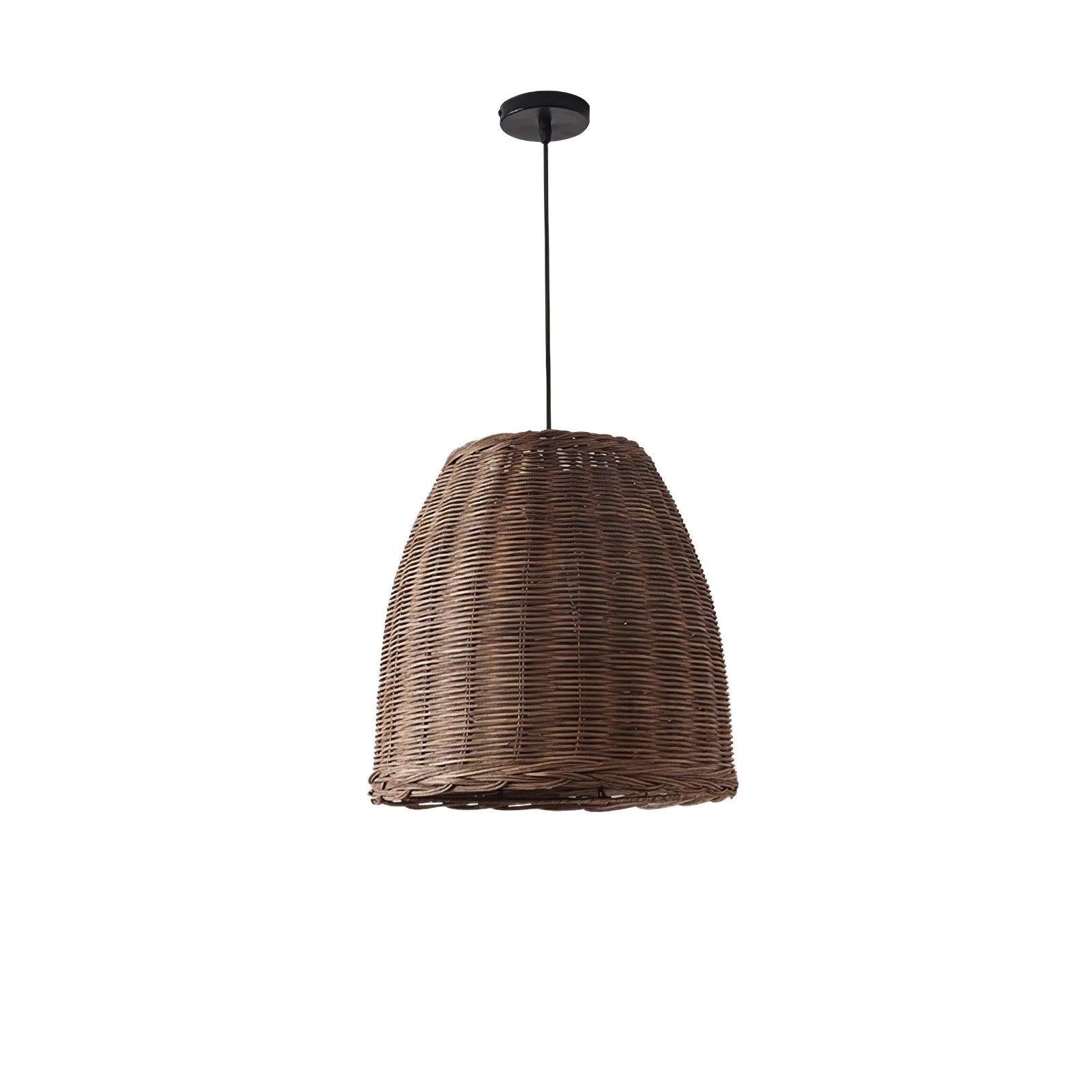 Wickora Lampe Pendante Rétro en Osier - Neutralighting