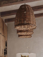 Wickora Lampe Pendante Rétro en Osier - Neutralighting