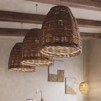 Wickora Lampe Pendante Rétro en Osier - Neutralighting