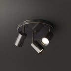 Solara Ceiling Lamp Brass Cylinder Adjustable Contemporary - Neutralighting
