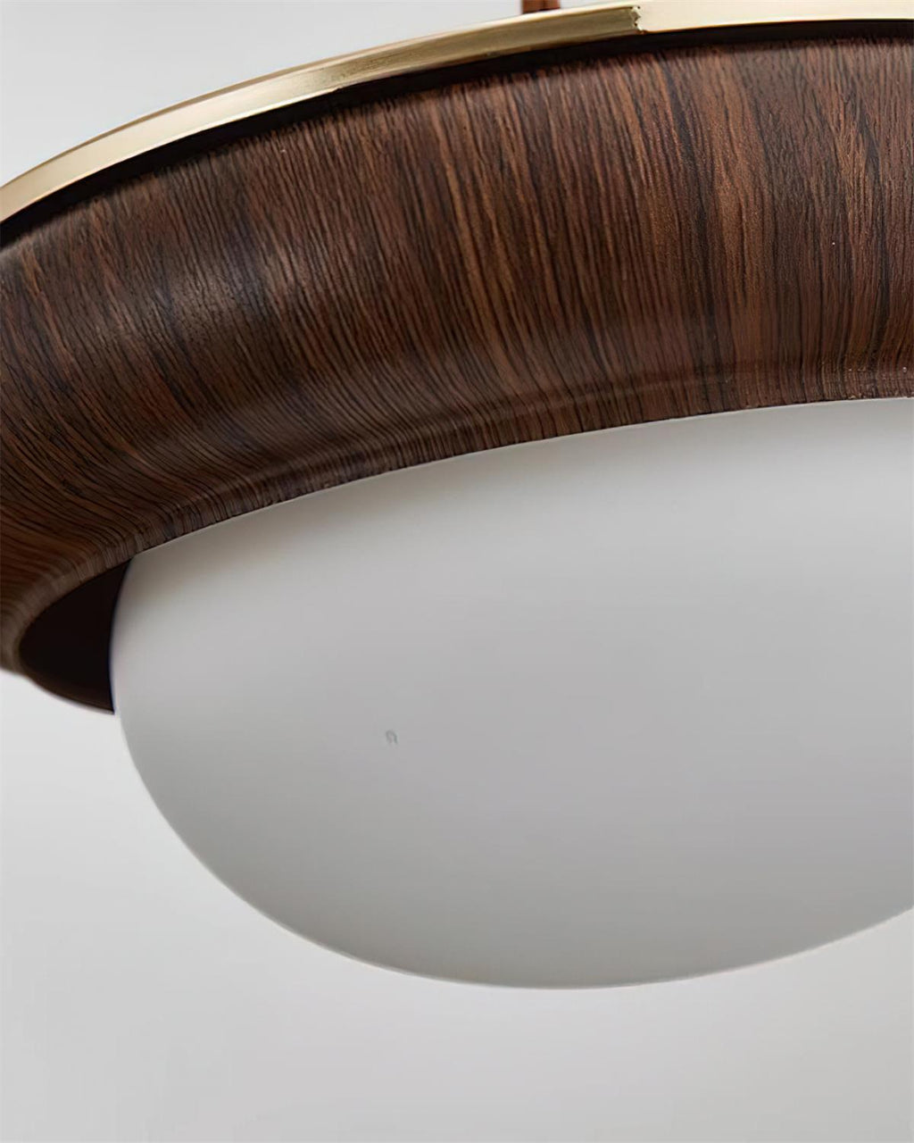 Quillon Lampe Suspendue en Anneau de Bois - Neutralighting