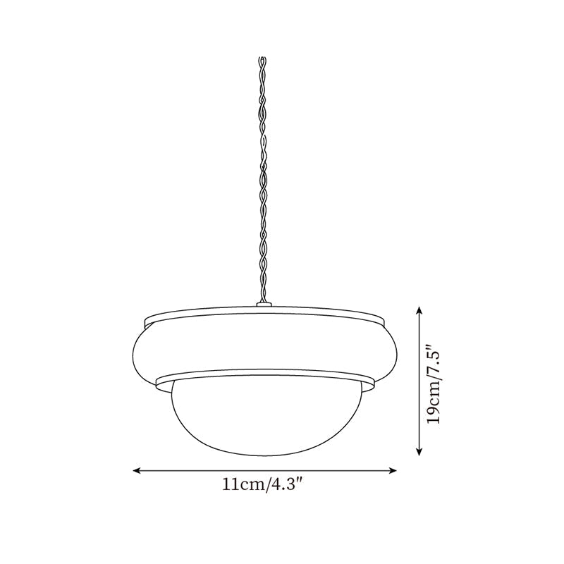 Quillon Lampe Suspendue en Anneau de Bois - Neutralighting